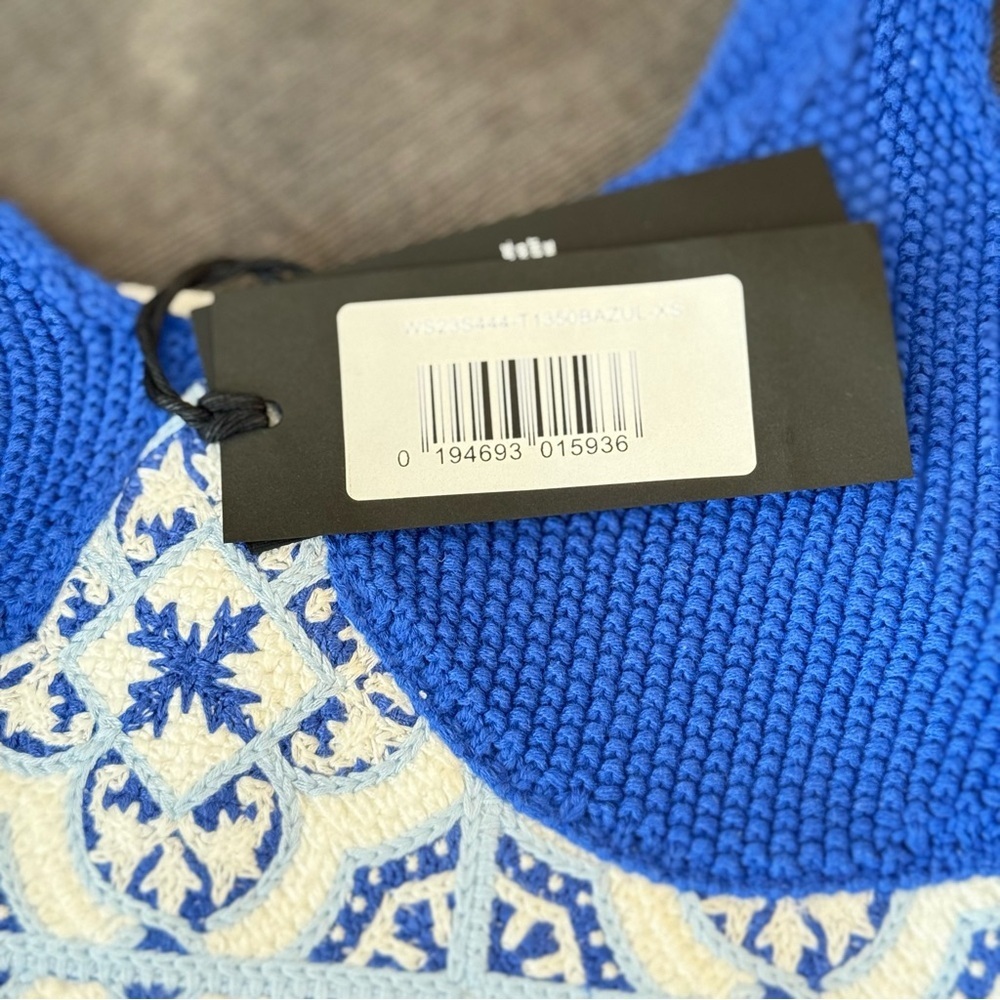 NWT RtA Joao Top in Blue - Picture 8 of 9